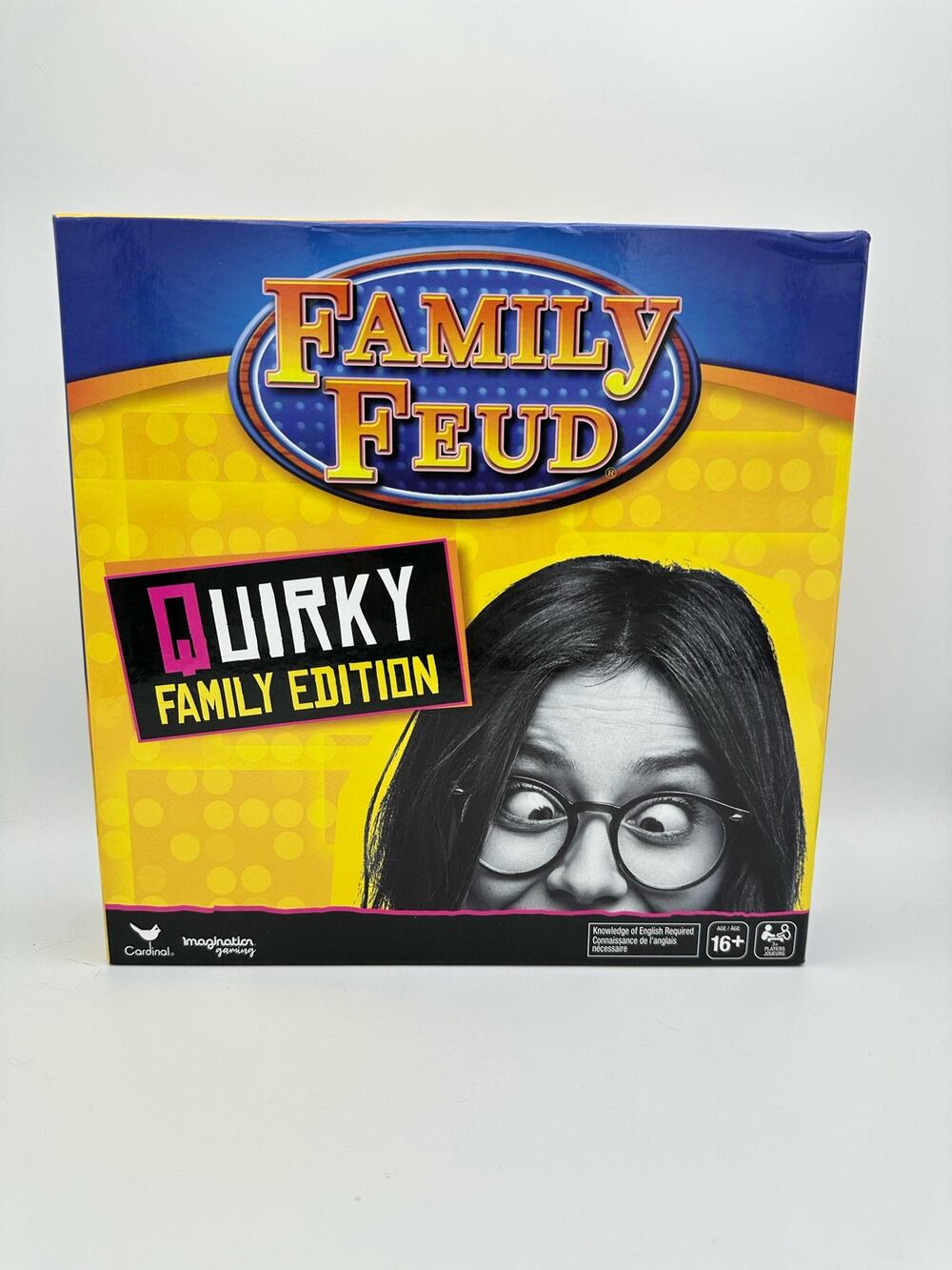 Family Feud Board Game, Quirky Family Edition, Adult Game for Ages 16 and up
